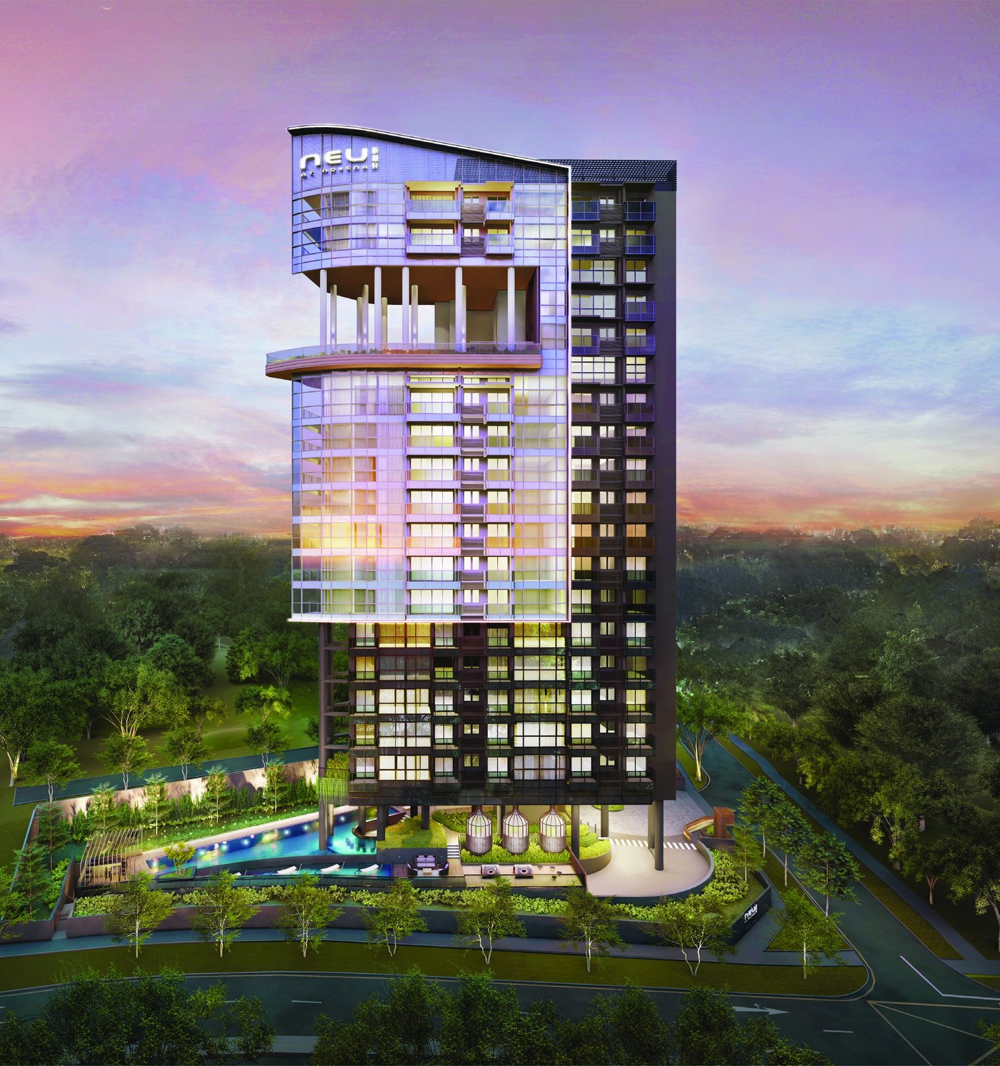 Neu at Novena at dusk (artist’s impression)